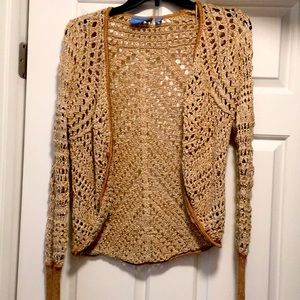 Gold cardigan